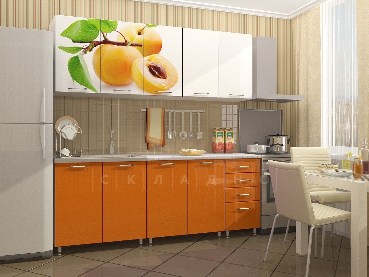 Кухонный гарнитур Персик 2,0 м фото 1 | интернет-магазин Складно