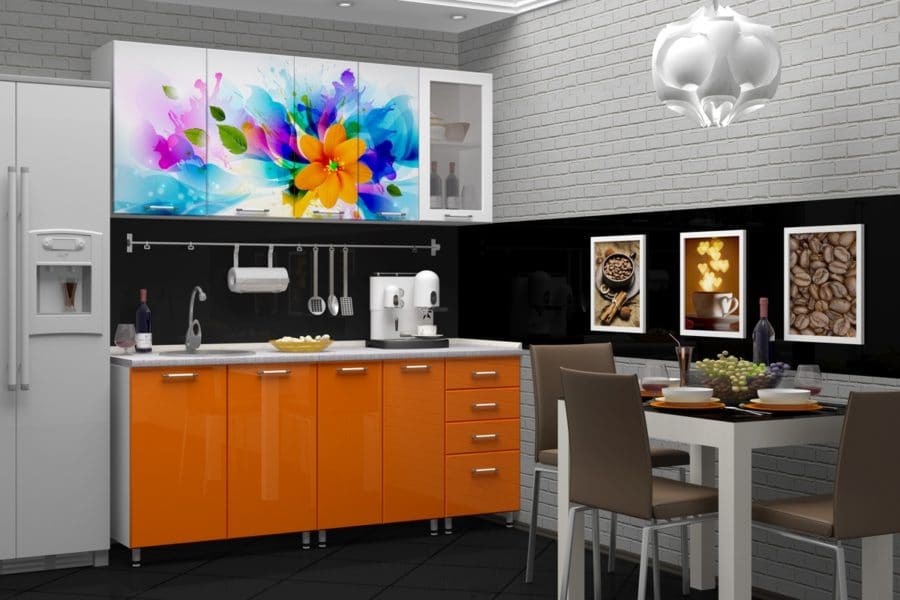 Кухня с фотопечатью Фантазия 1,8 м 