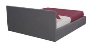 Мягкая кровать Афина 160 см рогожка серого цвета 29970 рублей, фото 4 | интернет-магазин Складно