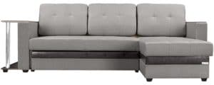 Угловой диван Атланта рогожка серого цвета 28950 рублей, фото 2 | интернет-магазин Складно