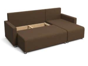 Угловой диван Челси коричневый 24650 рублей, фото 5 | интернет-магазин Складно