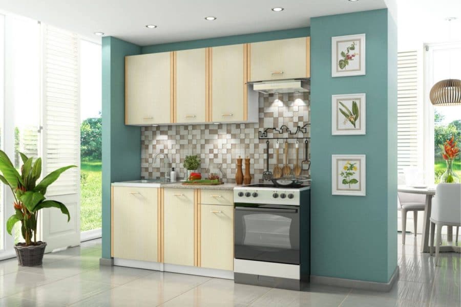 Кухонный гарнитур Бланка 2,0 м цвета дуб кремона 