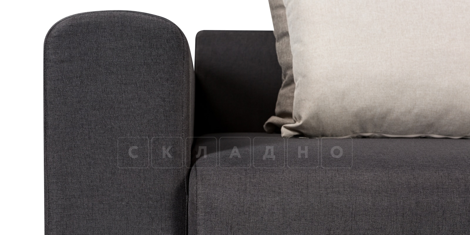 Кресло Медисон 100 см темно-серого цвета фото 5 | интернет-магазин Складно