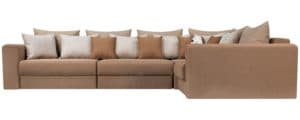 Угловой диван Медисон коричневый 345х224 см 83990 рублей, фото 2 | интернет-магазин Складно