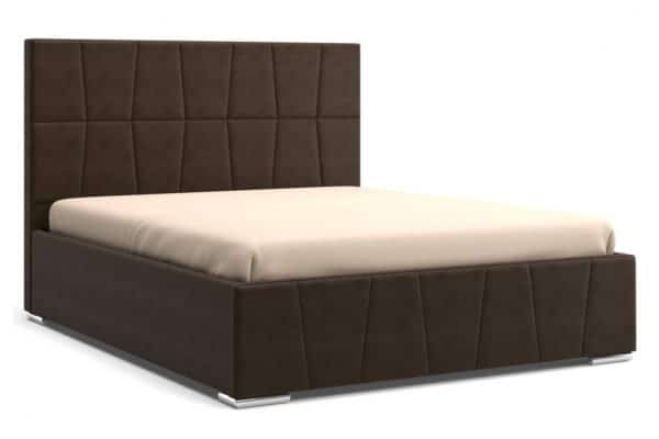 Кровать с подъемным механизмом Пассаж 160 см темно-коричневая фото | интернет-магазин Складно