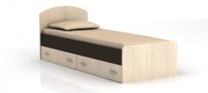 Кровать с ящиками Л-1 80 см  8430  рублей, фото 1 | интернет-магазин Складно