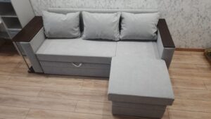 Угловой диван Атланта велюр светло-серый 28950 рублей, фото 18 | интернет-магазин Складно