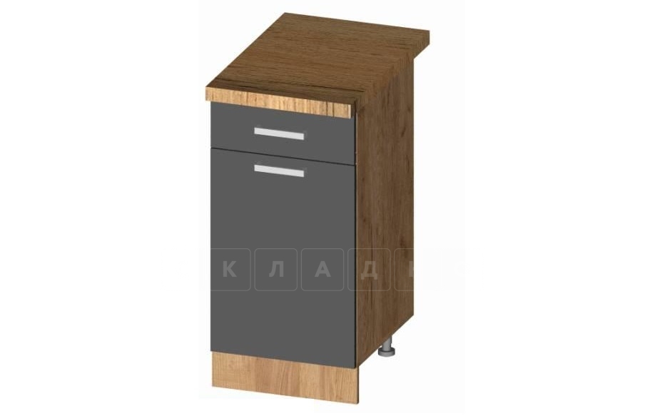 Кухонный шкаф напольный Венеция ШН1Я40 с 1 ящиком фото 1 | интернет-магазин Складно