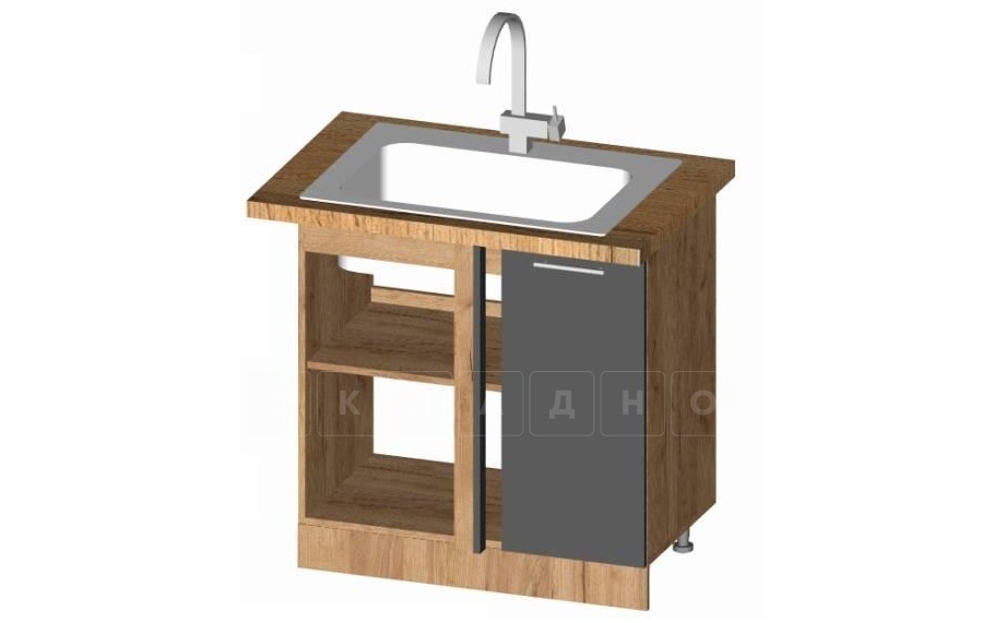 Кухонный шкаф напольный угловой Венеция ШНМУ90 правый фото 1 | интернет-магазин Складно