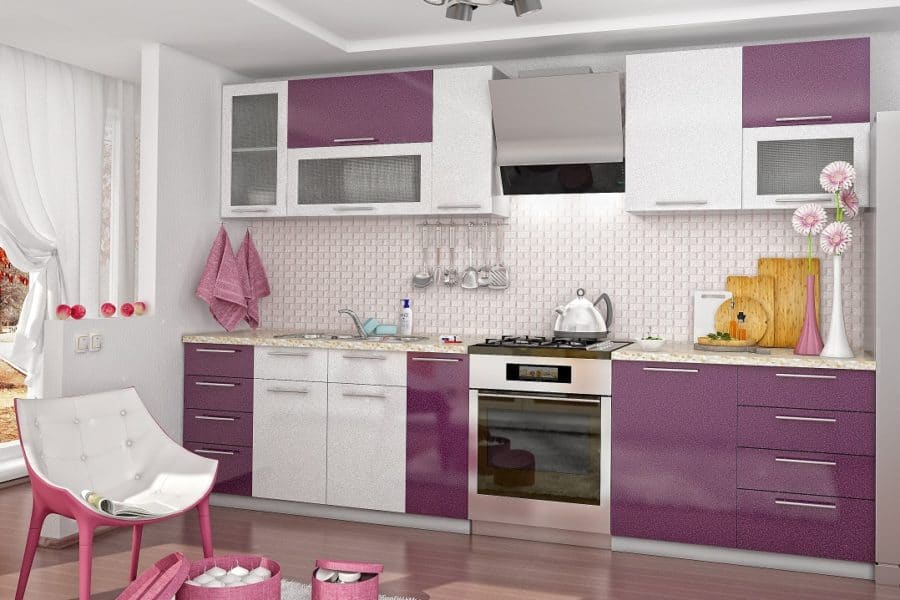 Кухонный гарнитур Шарлотта гламур 2,5 м 