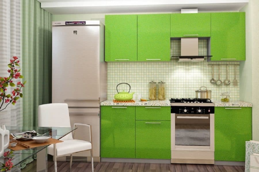 Кухонный гарнитур Шарлотта эвкалипт 2,1 м 