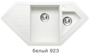 Кухонная мойка TOLERO R-114 кварцевая 100х50 см угловая 15120 рублей, фото 6 | интернет-магазин Складно