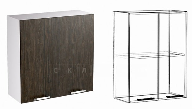 Кухонный навесной шкаф Шарлотта ШВ60 фото 1 | интернет-магазин Складно