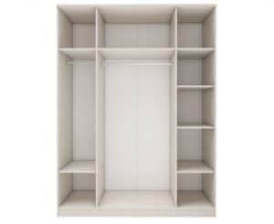 Шкаф четырехдверный с зеркалом Лозанна фото | интернет-магазин Складно