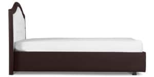 Мягкая кровать Малибу 160 см экокожа белый-шоколад вариант 9-2 45990 рублей, фото 3 | интернет-магазин Складно