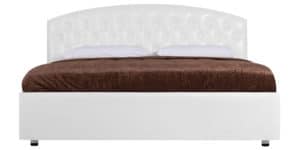 Мягкая кровать Малибу 160см экокожа белого цвета вариант 1 27990 рублей, фото 2 | интернет-магазин Складно