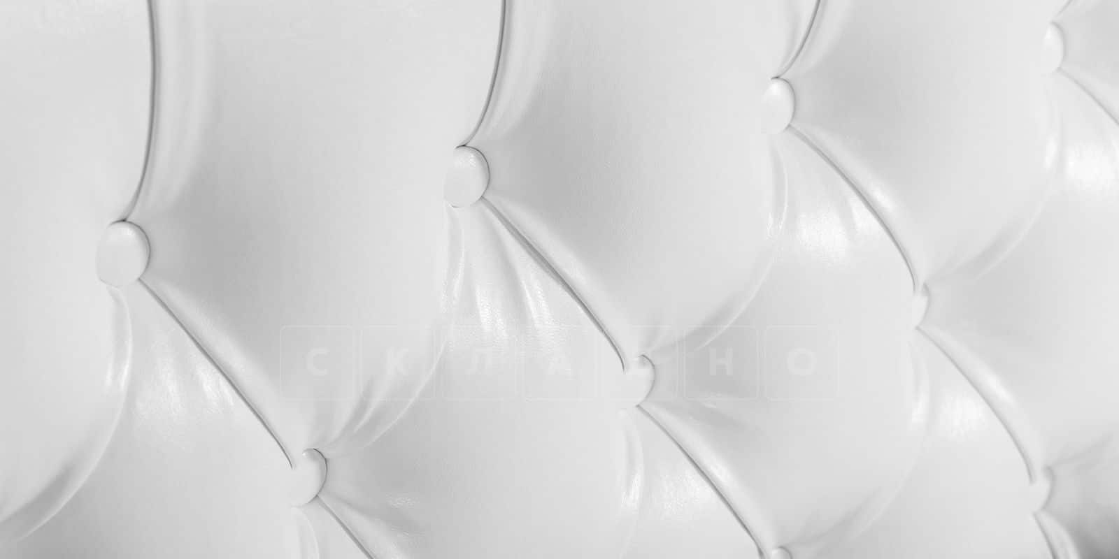 Мягкая кровать Малибу 160 см экокожа белого цвета вариант 1 фото 5 | интернет-магазин Складно