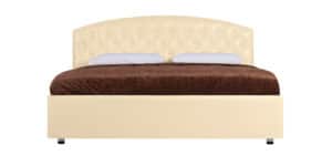 Мягкая кровать Малибу 160 см экокожа бежевого цвета вариант 1-2 47590 рублей, фото 3 | интернет-магазин Складно