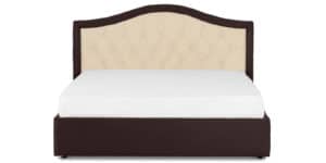 Мягкая кровать Малибу 160см экокожа бежевый-шоколад вариант 9 27990 рублей, фото 3 | интернет-магазин Складно