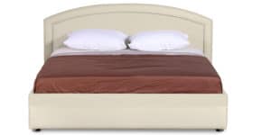 Мягкая кровать Малибу 160 см экокожа бежевый вариант 8-2 48990 рублей, фото 3 | интернет-магазин Складно