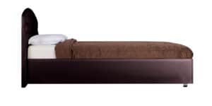 Мягкая кровать Малибу 160см экокожа шоколадного цвета вариант 1-2 27590 рублей, фото 4 | интернет-магазин Складно