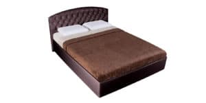 Мягкая кровать Малибу 160см экокожа шоколадного цвета вариант 1-2 27590 рублей, фото 5 | интернет-магазин Складно