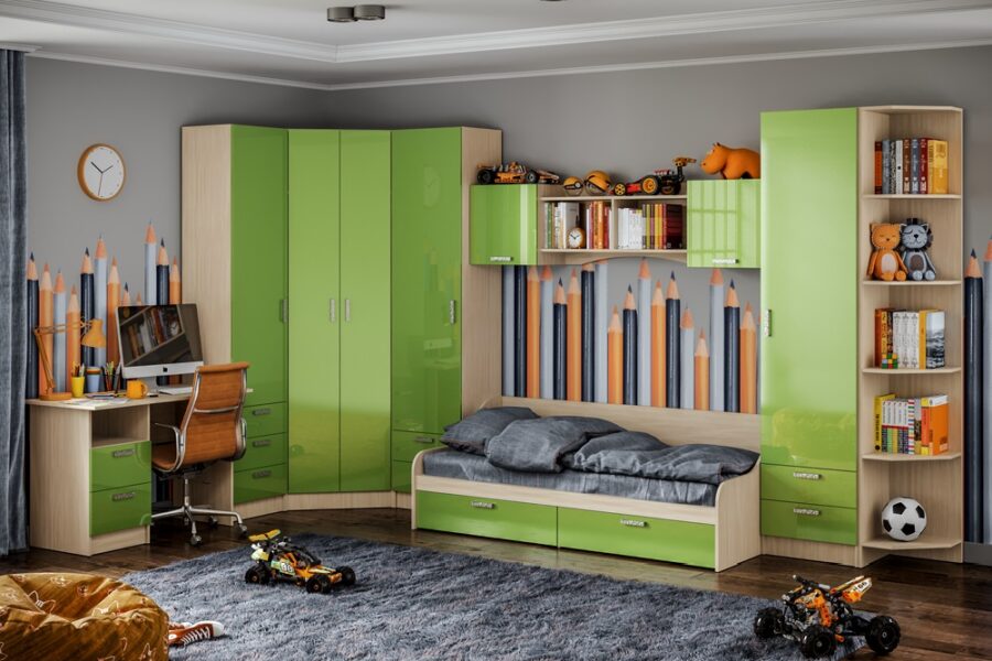 Набор детской мебели Юниор-7 мдф вариант 1 