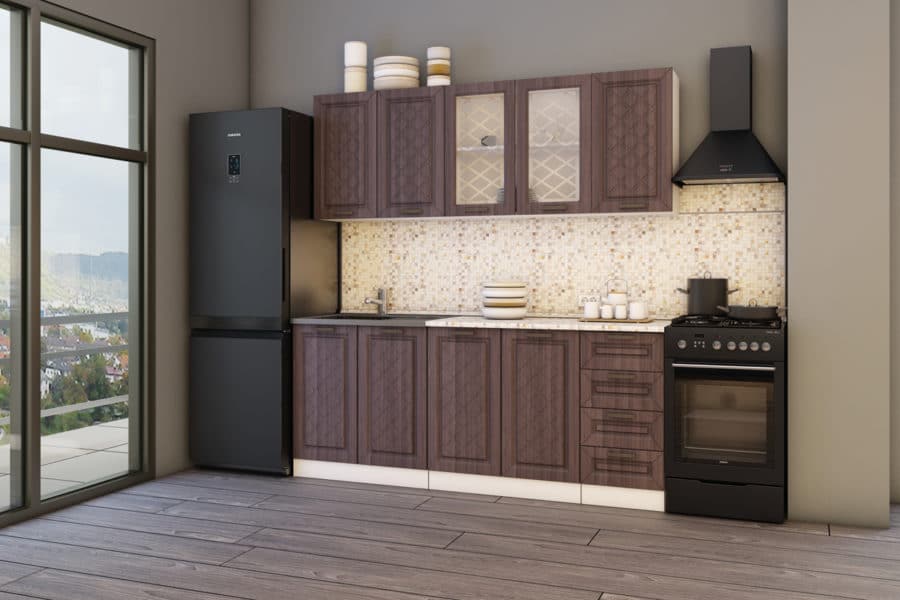 Кухонный гарнитур Агава 2,0 м вариант 3 фото | интернет-магазин Складно