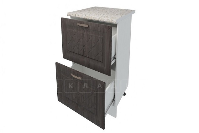Кухонный шкаф напольный Агава ШН2Я40 с 2 ящиками фото 4 | интернет-магазин Складно