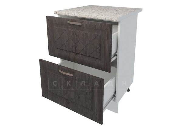 Кухонный шкаф напольный Агава ШН2Я60 с 2 ящиками фото 4 | интернет-магазин Складно