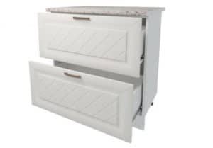 Кухонный шкаф напольный Агава ШН2Я80 с 2 ящиками фото | интернет-магазин Складно