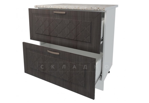 Кухонный шкаф напольный Агава ШН2Я80 с 2 ящиками фото 4 | интернет-магазин Складно
