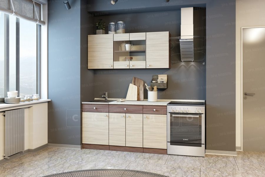 Кухонный гарнитур Шимо 1,5 м 