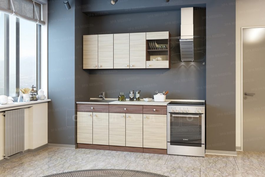 Кухонный гарнитур Шимо 1,6 м 