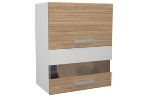Кухонный навесной шкаф Эра ШВСГ50 горизонтальный со стеклом фото | интернет-магазин Складно