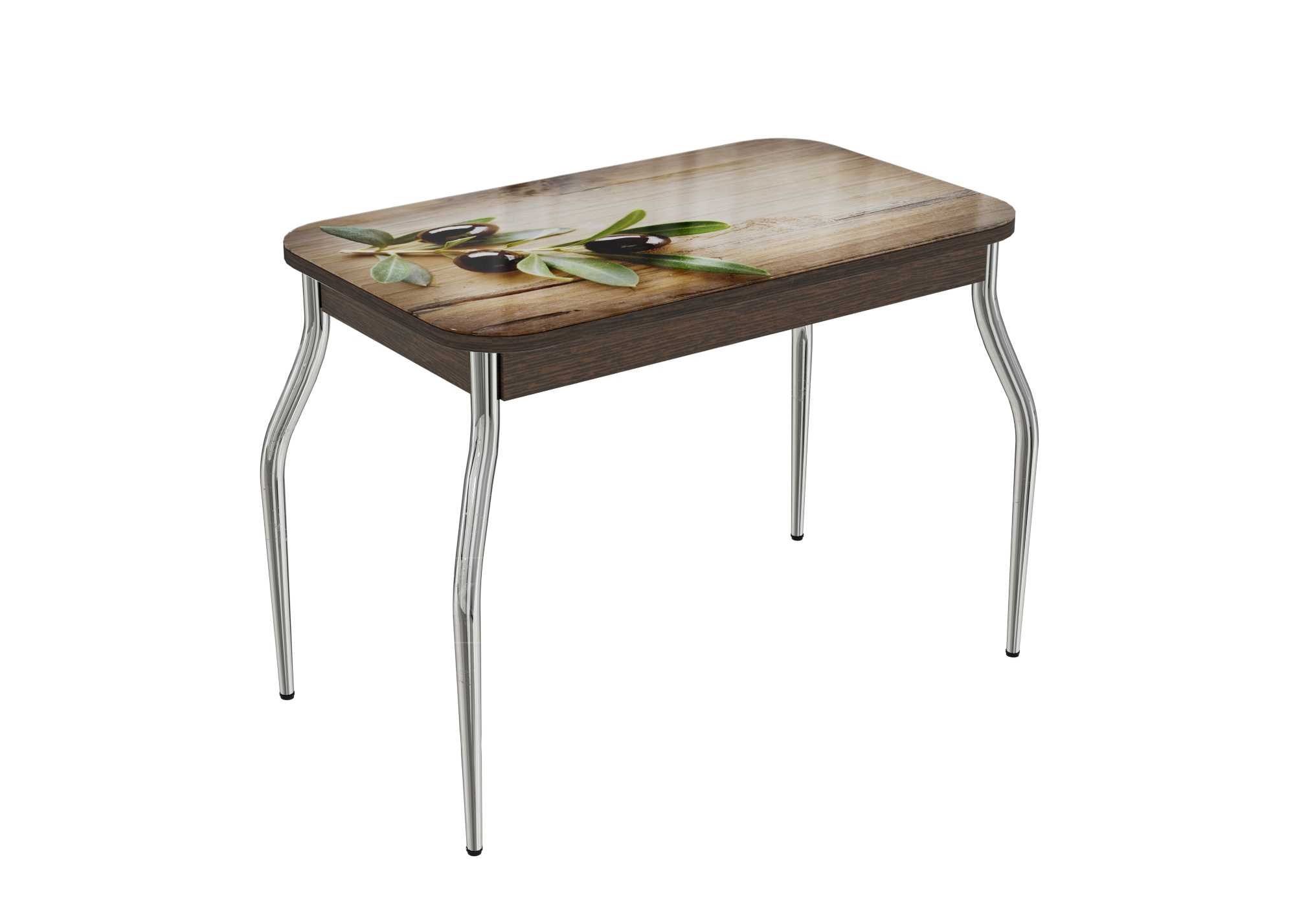 Стол нераздвижной стеклянный с фотопечатью Оливковая ветвь серия 2