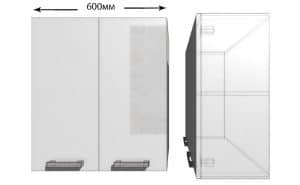 Кухонный навесной шкаф Гинза ШВ60  3340  рублей, фото 1 | интернет-магазин Складно