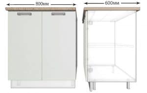 Кухонный шкаф напольный Гинза ШН80  5950  рублей, фото 1 | интернет-магазин Складно