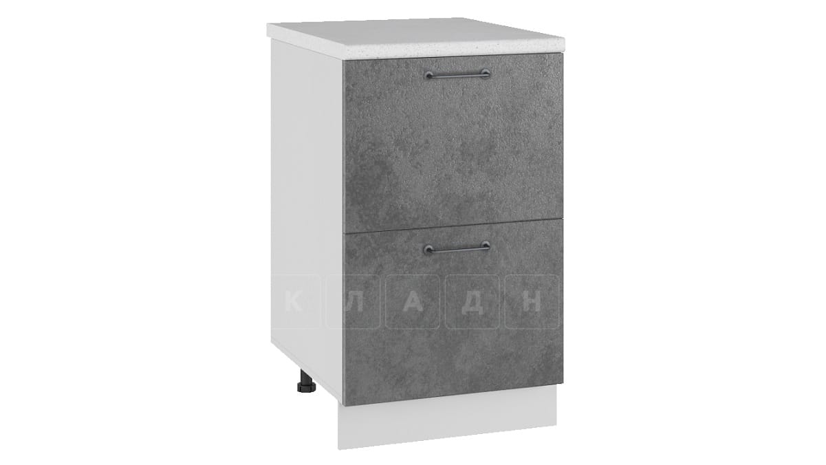 Кухонный шкаф напольный Шале ШН2Я50 с 2 ящиками фото 2 | интернет-магазин Складно