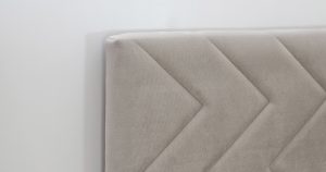 Мягкая кровать Милана 160 см светлый кварцевый серый с подъемным механизмом 29950 рублей, фото 4 | интернет-магазин Складно