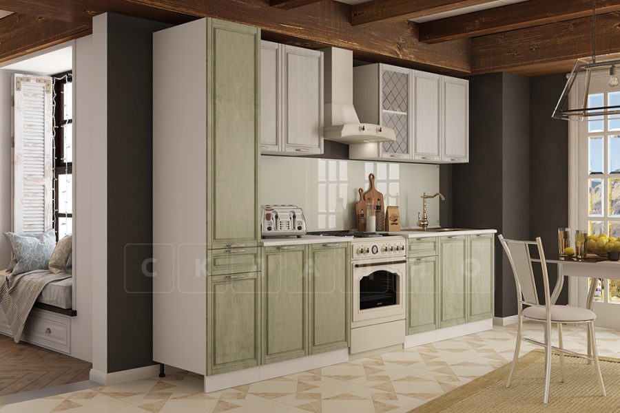 Кухонный гарнитур Палермо 2,4 м с пеналом 