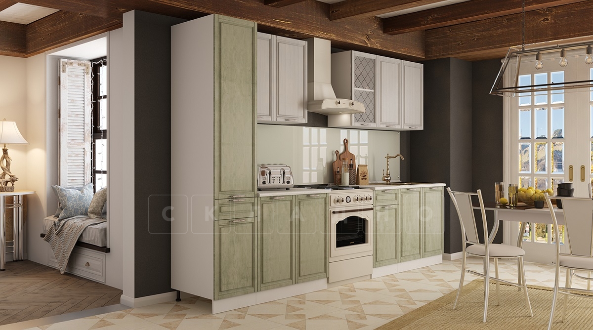 Кухонный гарнитур Палермо 2,4 м с пеналом фото 1 | интернет-магазин Складно