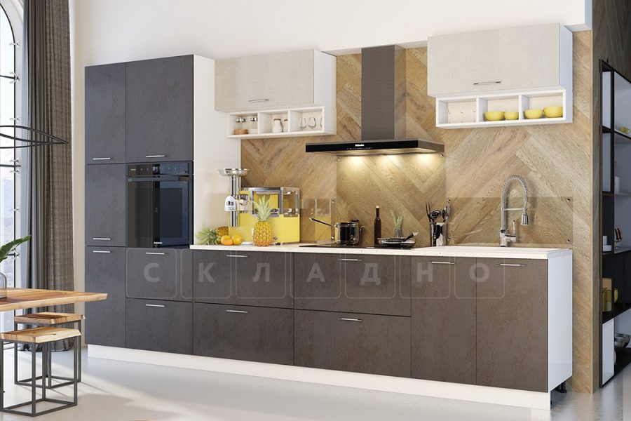 Кухонный гарнитур Шарлотта 3,4 м вариант 2 