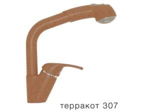 Смеситель кухонный Высокая лейка в цвет мойки Polygran 9450 рублей, фото 8 | интернет-магазин Складно