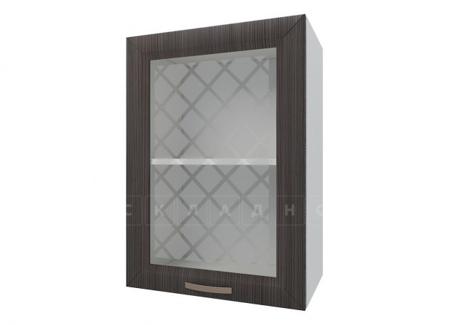 Кухонный навесной шкаф со стеклом Агава ШВС50 h90 фото 3 | интернет-магазин Складно