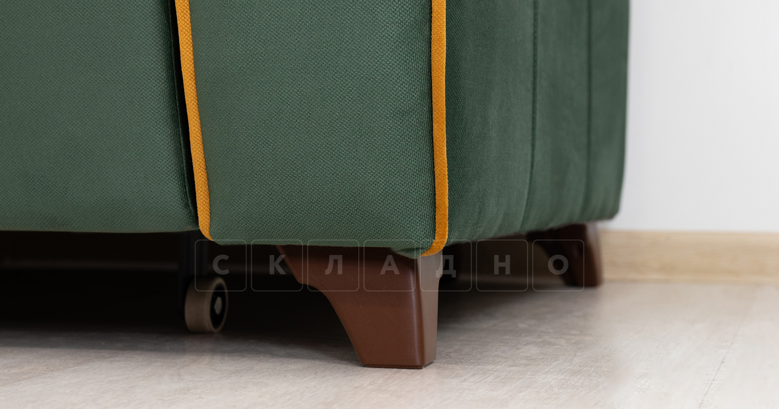 Диван-кровать угловой Флэтфорд нефритовый зеленый фото 13 | интернет-магазин Складно