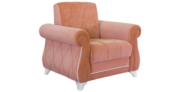Кресло для отдыха Роза лососевый фото | интернет-магазин Складно