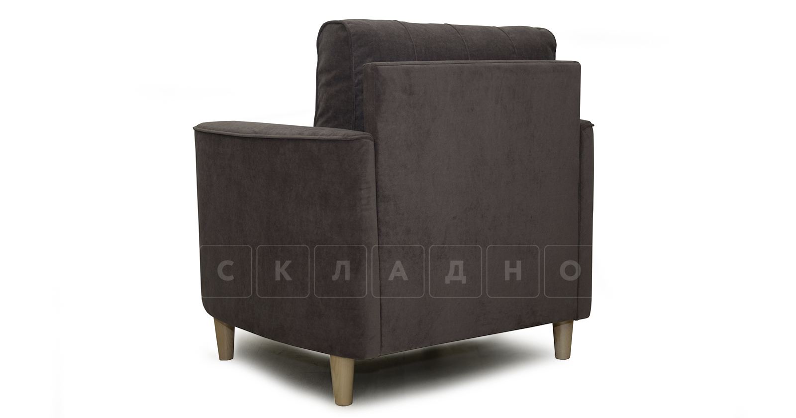 Кресло для отдыха Лорен серо-коричневый фото 4 | интернет-магазин Складно