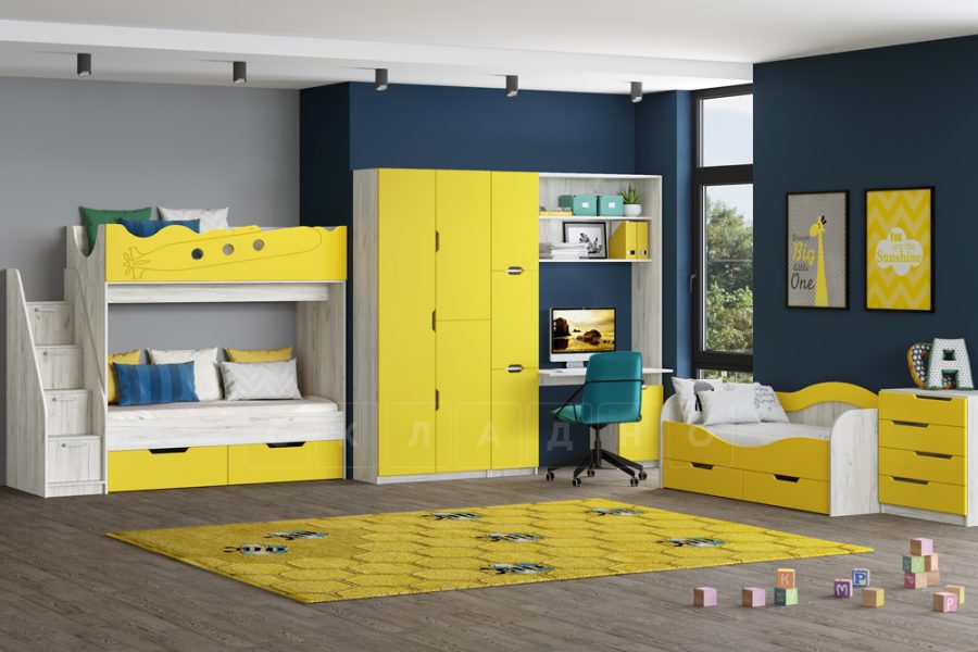 Набор детской мебели Юниор-15 вариант 2 