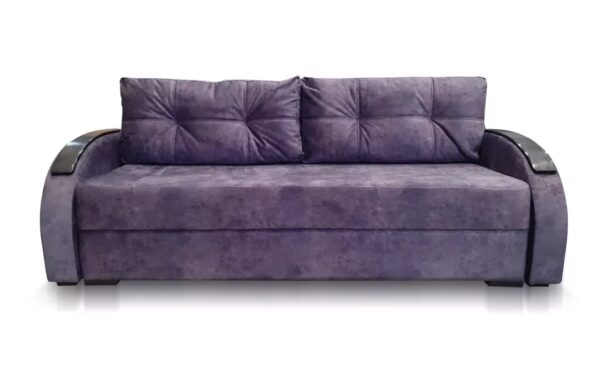 Диван-кровать Лофт пружинный блок фиолетовый 